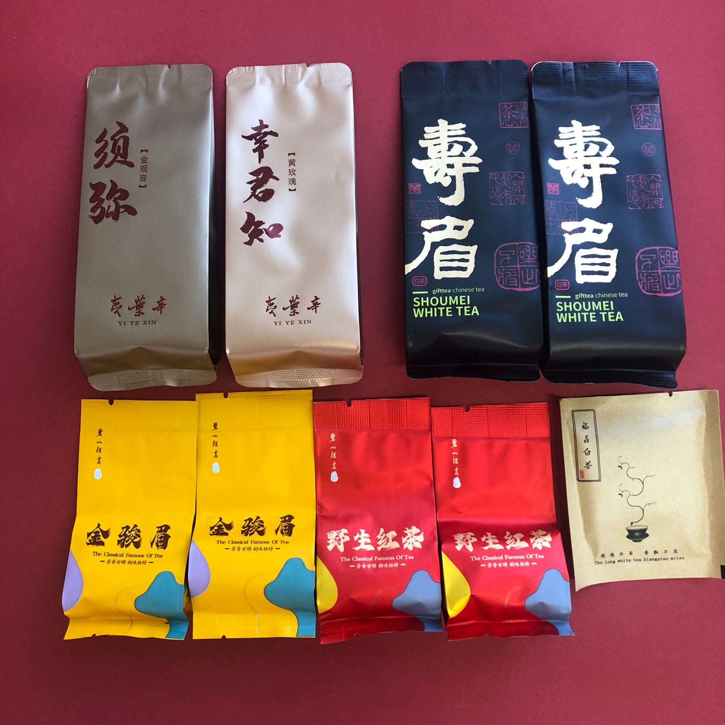 China Tea-----Black tea, White tea and Rock tea :)