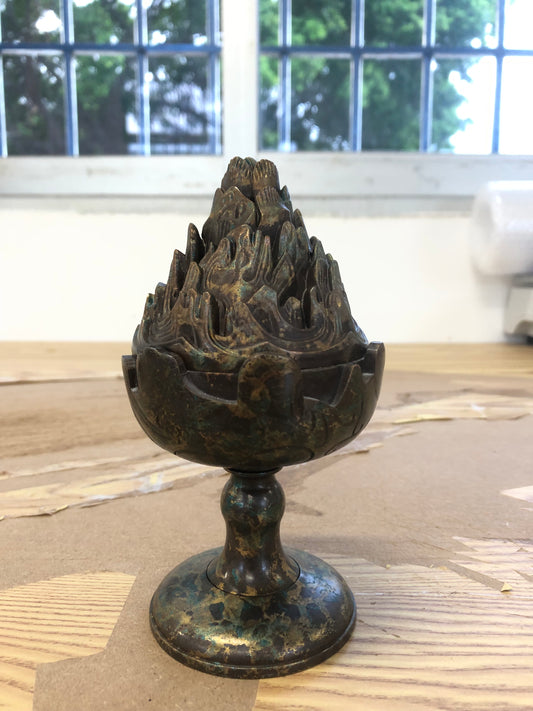 Incense Burner----Metal, mountain shape⛰️